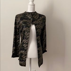 BCBG max Azaria beaded Sequence jacket